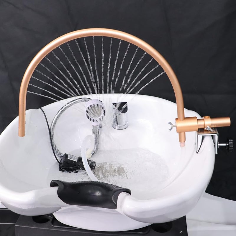 Head Spa Water Frame with Pump for Shampoo Sink Portable Salon Shower Head Equipment Shampoo Bowl Waterfall